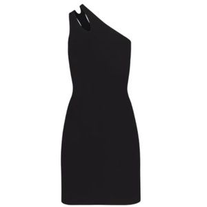 Skims Cut Out One Shoulder Soft Lounge Mini Dress